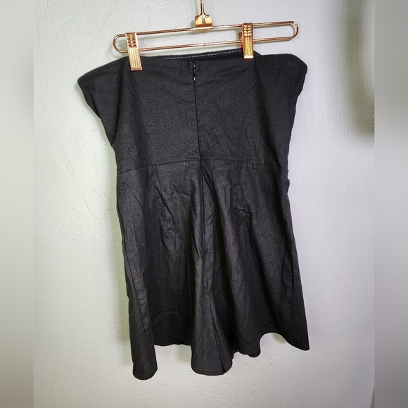 Urban Outfitters Camilia Black Strapless Romper Size Small - Picture 6 of 10